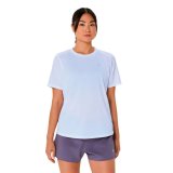 Kort�rmet T-shirt til Kvinder Asics Core Lysebl� #1