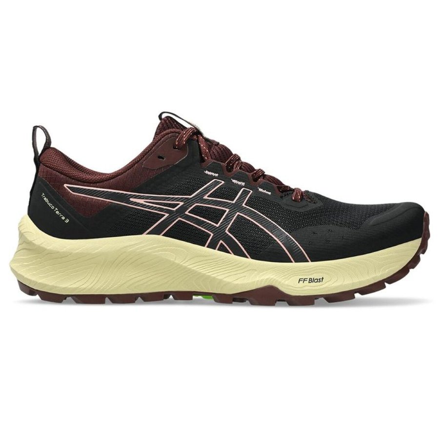 Trail l�besko til kvinder Asics Trabuco Terra 3 Sort #1