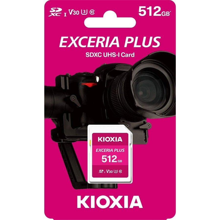 Mikro-SD-hukommelseskort med adapter Kioxia PLUS UHS-I C10 R98 512 GB #1