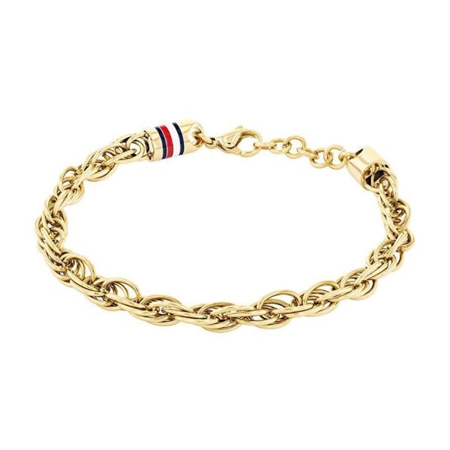 Armbnd til mnd Tommy Hilfiger 2790500 Sterling slv 925 Gylden #1