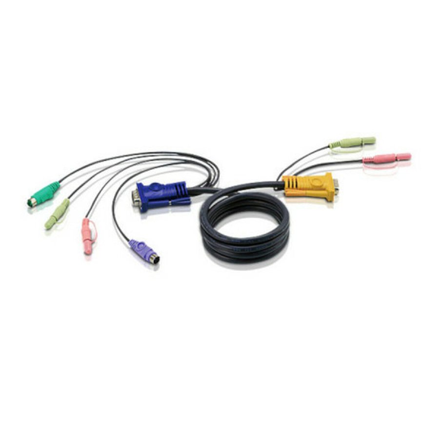 Kabeladapter Aten Aten Cable KVM PS/2 con audio y SPHD 3 en 1 de 1,8 m #1