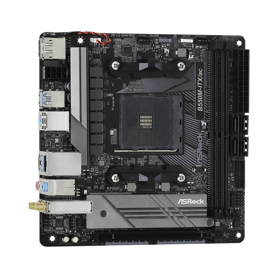 Motherboard ASRock B550M-ITX/ac AMD B550 AMD AM4 #4