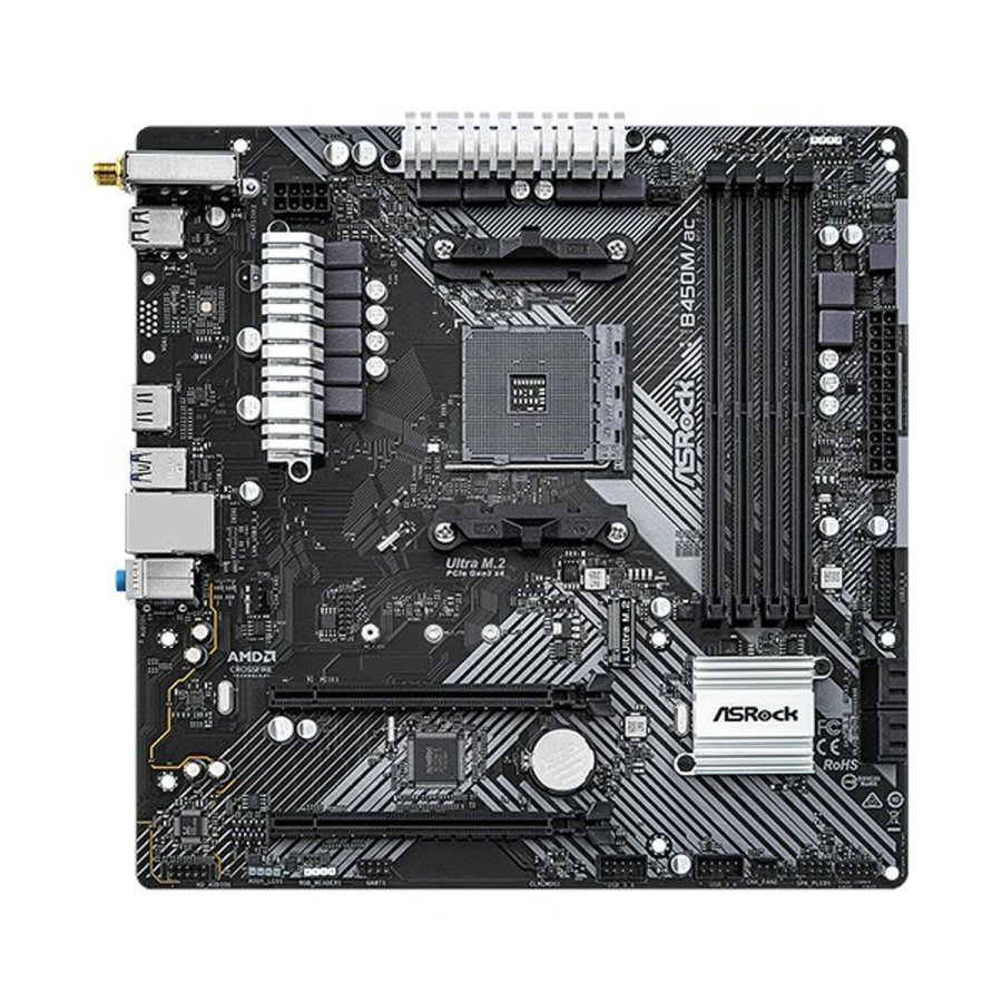 Motherboard ASRock B450M/AC R2.0 AMD B450 AMD AM4 #3