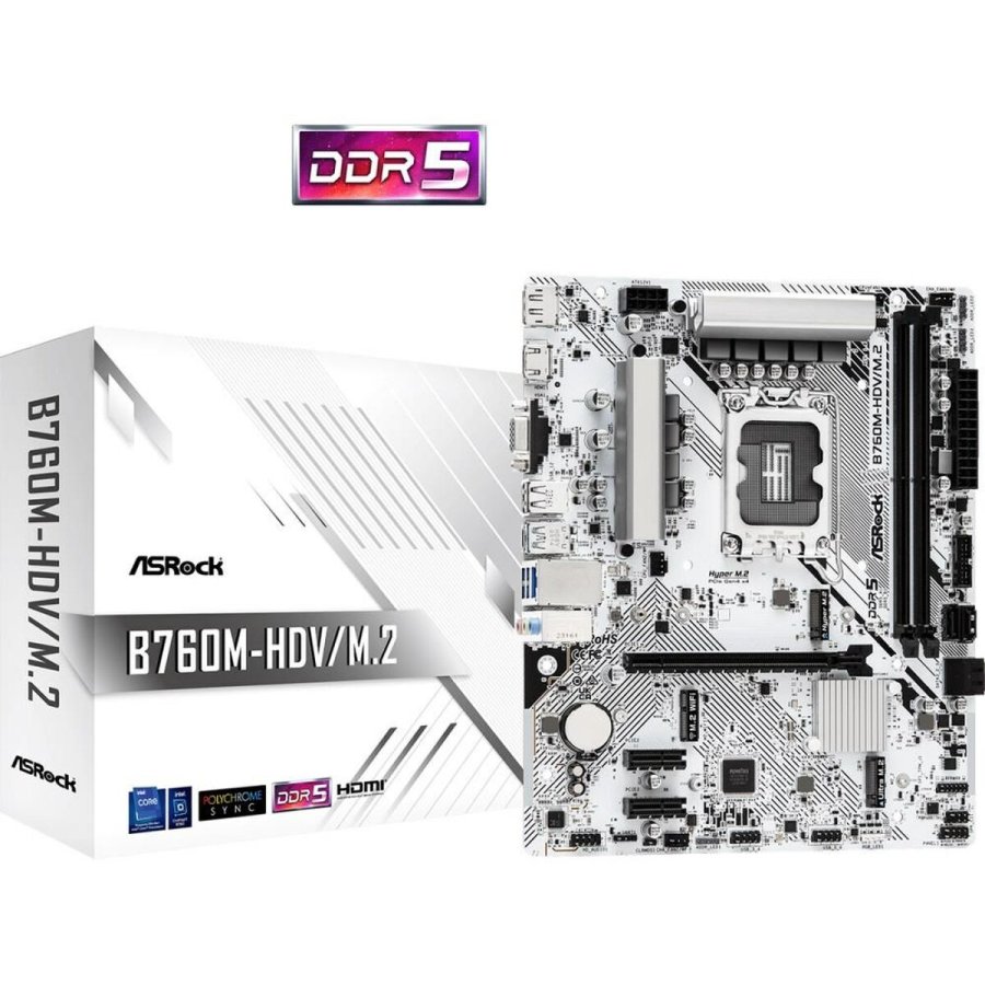 Motherboard ASRock 90-MXBMJ0-A0UAYZ LGA 1700 Intel B760 #1