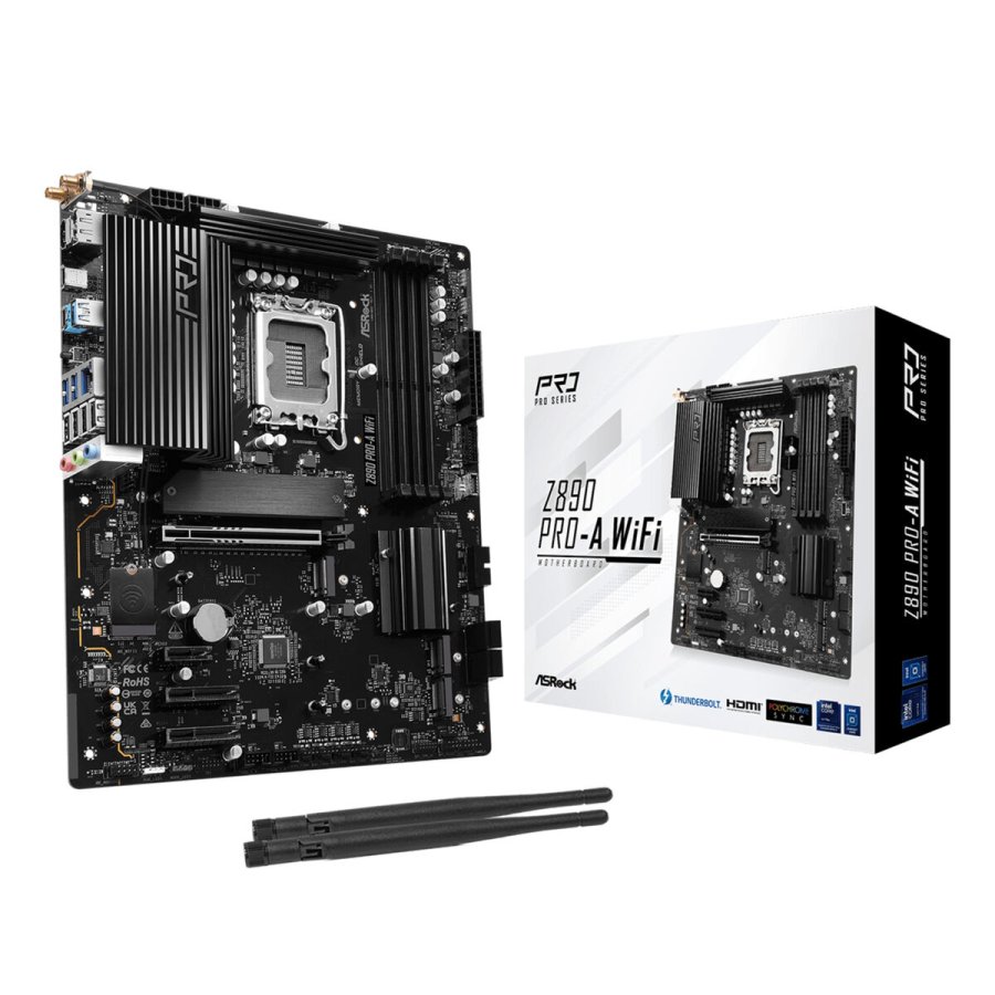Motherboard ASRock Z890 Pro-A WiFi Intel Z890 LGA 1851 #1
