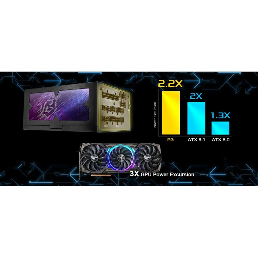 Str�mforsyning ASRock 90-UXP130-GFEAAB 1300 W 80 Plus Gold #7