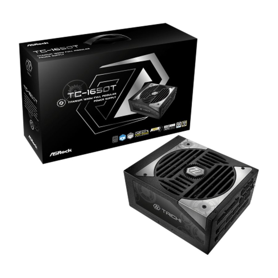 Str�mforsyning ASRock 90-UXT165-TFEAAB 1650 W 80 PLUS Titanium #1