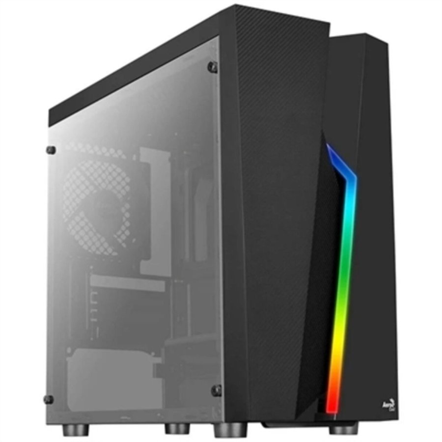 ATX Semi-t�rn kasse Aerocool Bolt Mini RGB Sort Multifarvet #1