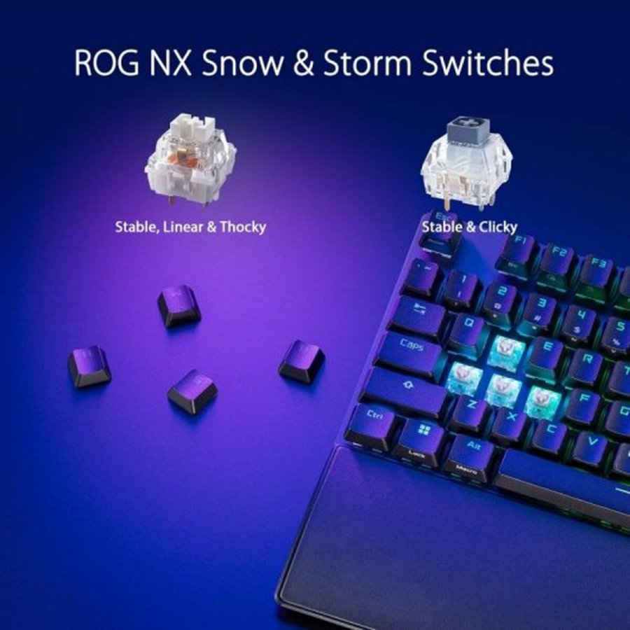 Tastatur Asus Strix Scope II Sort QWERTY #4