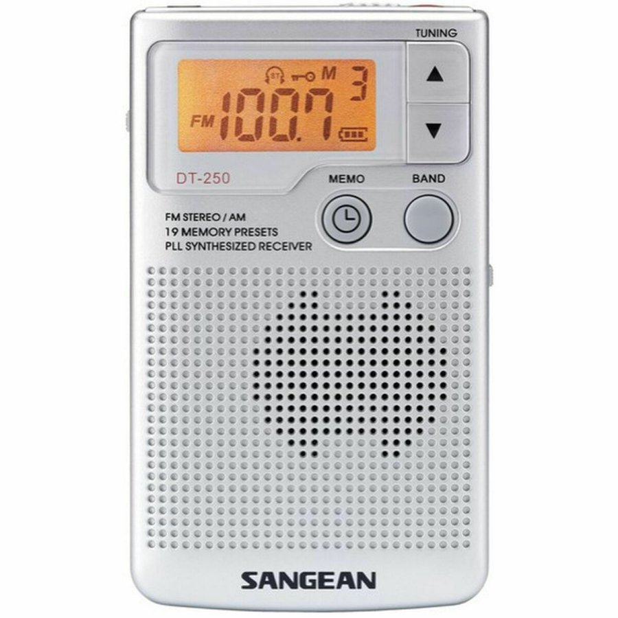 Radio Sangean DT250S Slvfarvet #1