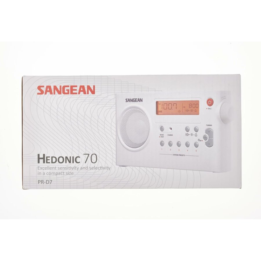 Brbar digital radio Sangean PR-D7 Hvid #2