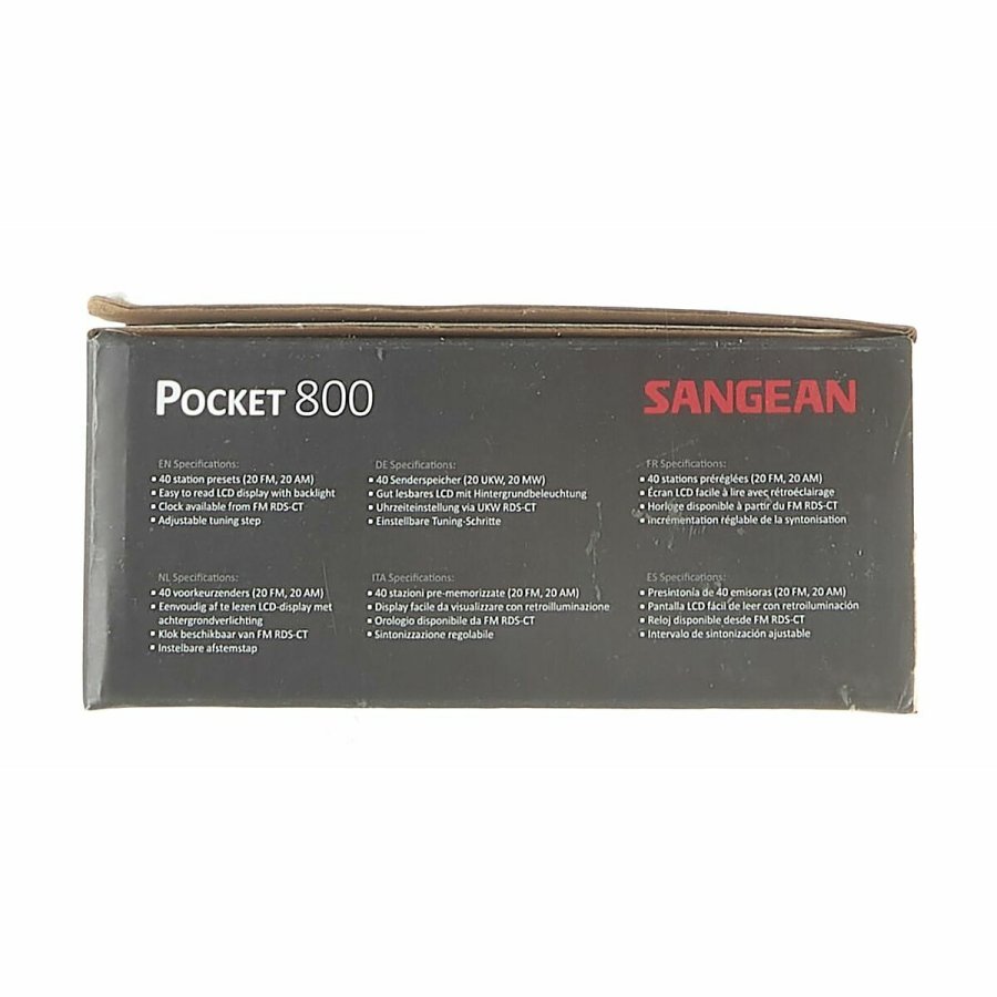 Brbar digital radio Sangean DT-800 Sort AM/FM #7