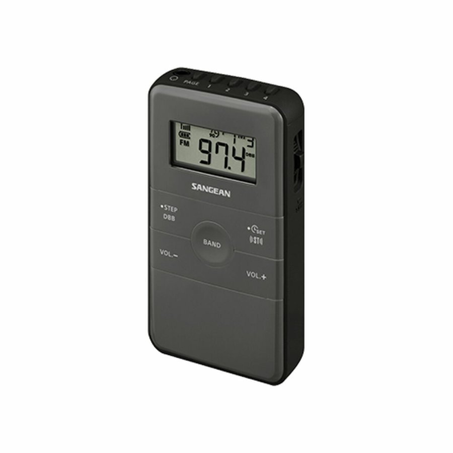 Brbar digital radio Sangean Sort AM/FM Genopladelig #1