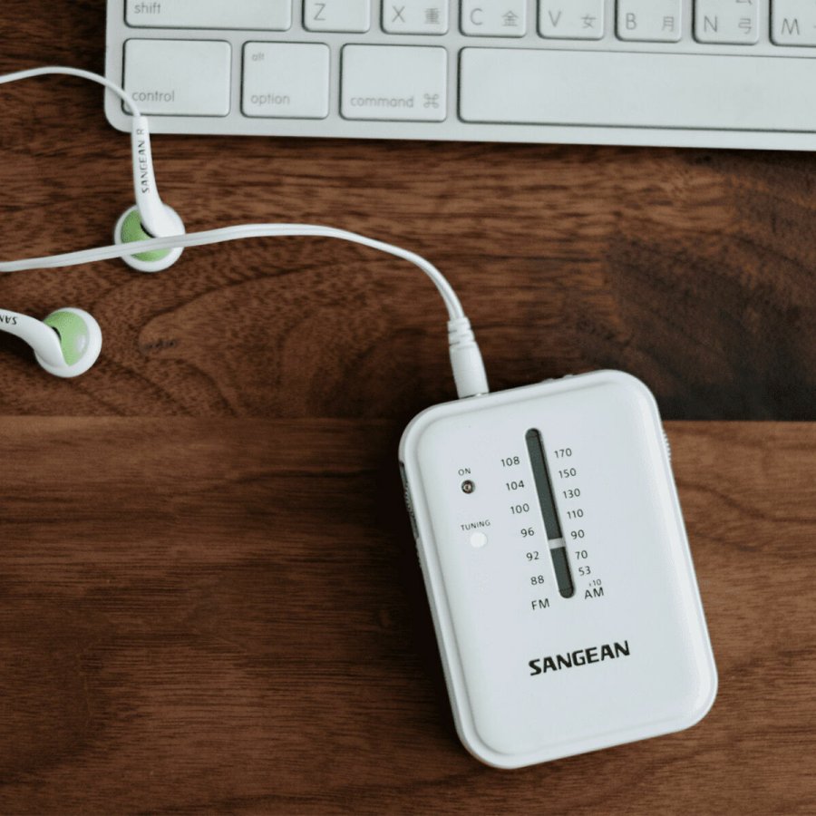 Transistorradio Sangean Hvid AM/FM #5