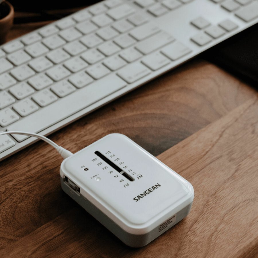 Transistorradio Sangean Hvid AM/FM #6