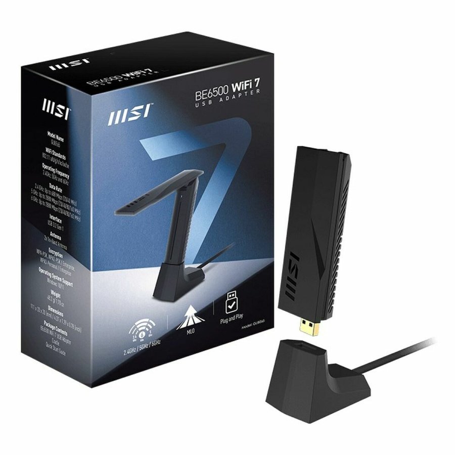 Netv�rksadapter MSI GUBE65 Sort #1