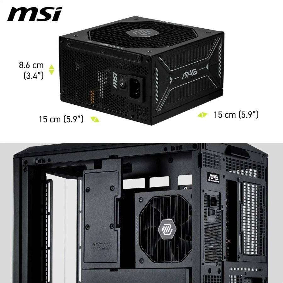 Str�mforsyning MSI 306-7ZP1B21-CE0 1000 W 80 Plus Gold ATX #7