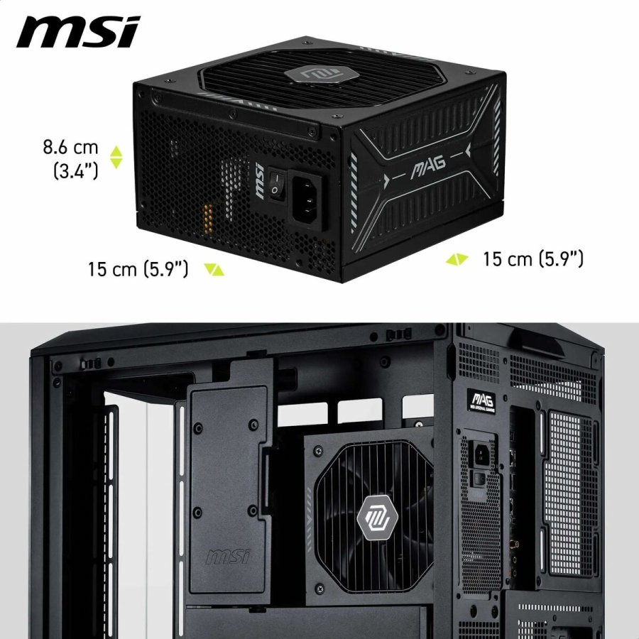 Str�mforsyning MSI 306-7ZPIY11-CE0 850 W 80 Plus Gold ATX #7