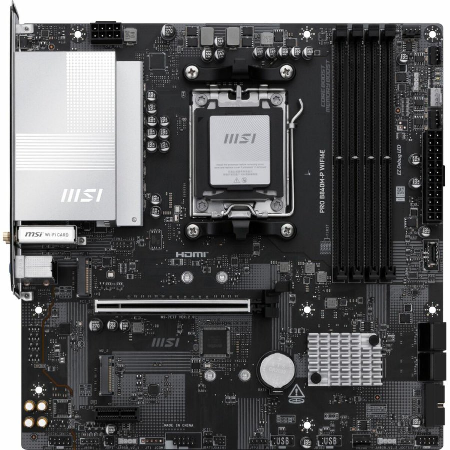 Motherboard MSI PRO B840M-P WIFI6E AMD AM5 AMD #1