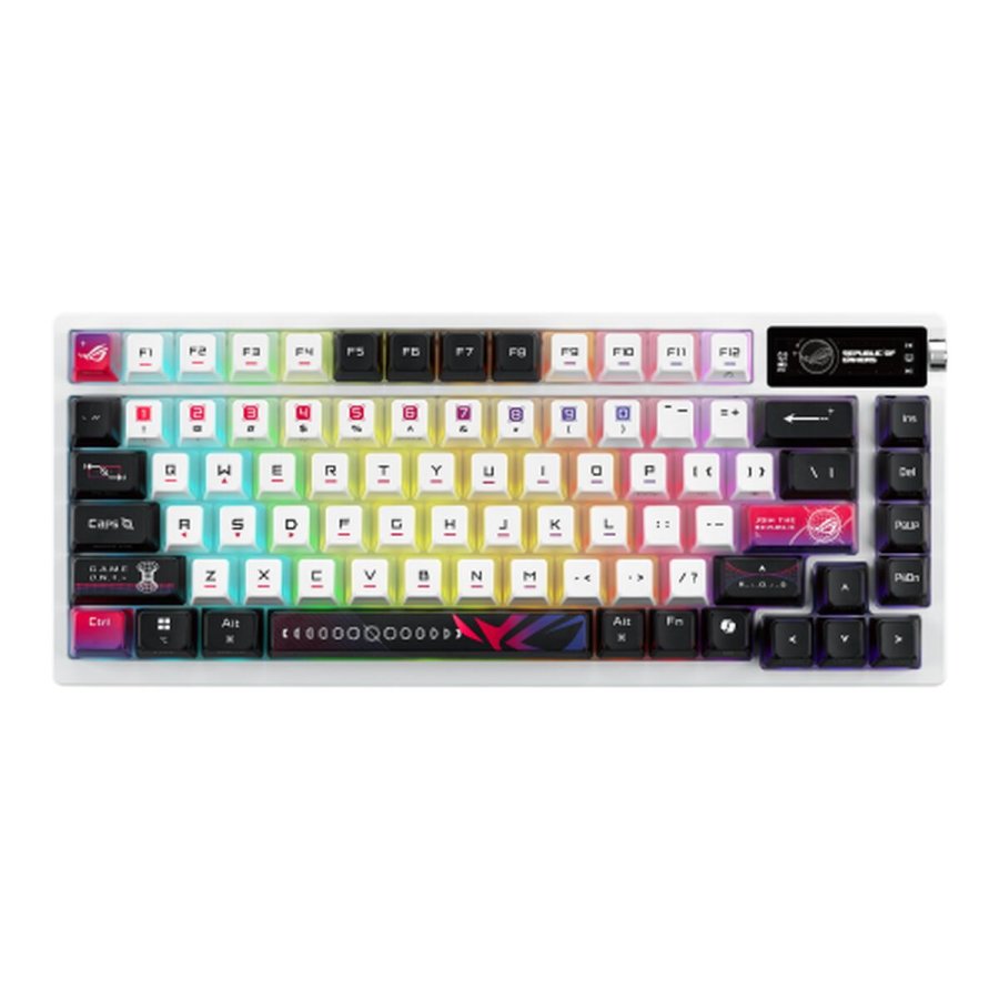 Tastatur Asus 90MP044F-BKUA30 Hvid Sort #1