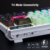 Tastatur Asus 90MP044F-BKUA30 Hvid Sort #7