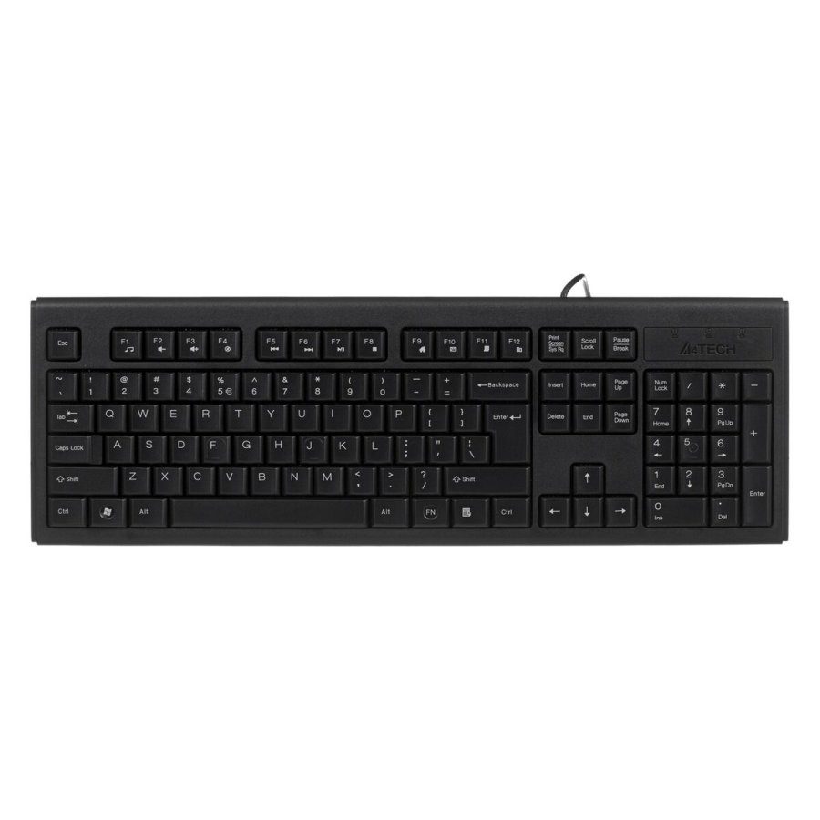 Tastatur A4 Tech KR-83 Sort Tyrkisk #12