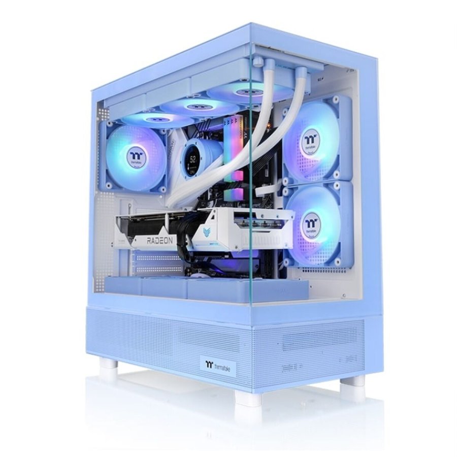 ATX Semi-t�rn kasse THERMALTAKE Bl� #2