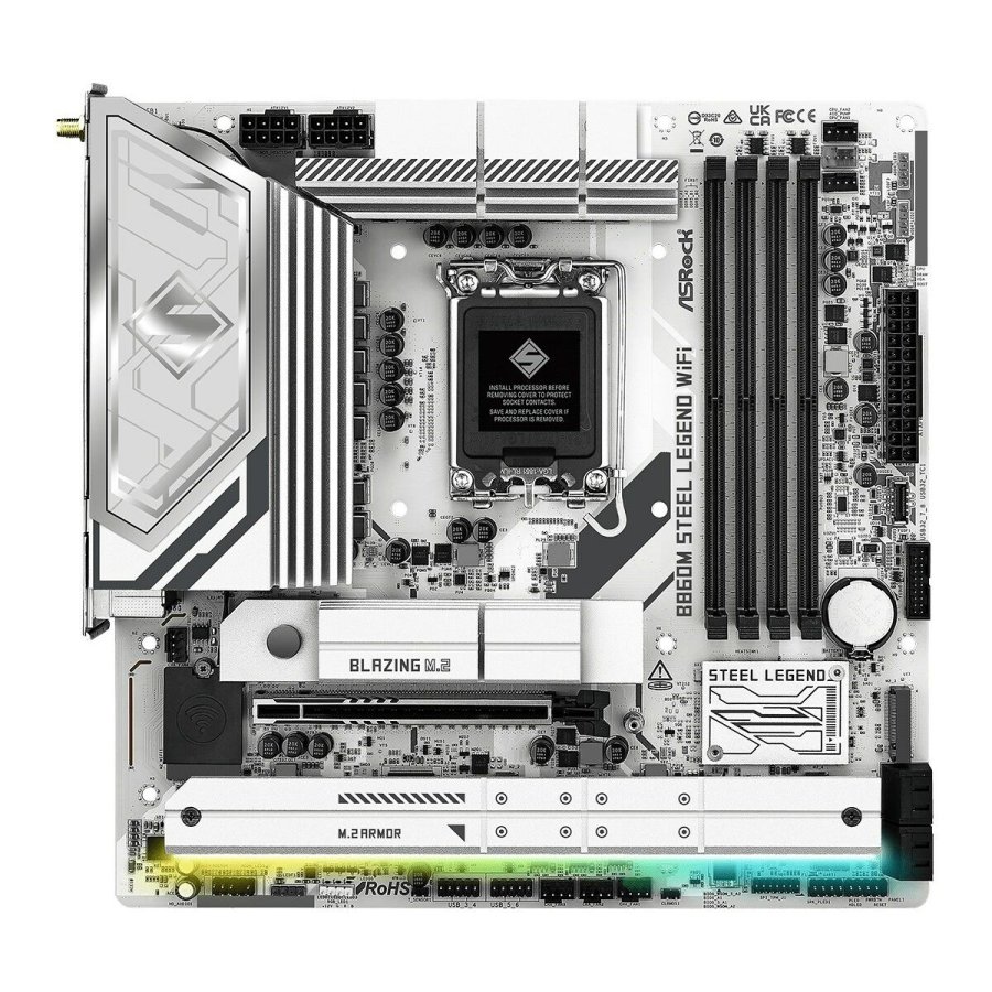 Motherboard ASRock B860M Steel Legend WiFi Intel B860 LGA 1851 #2