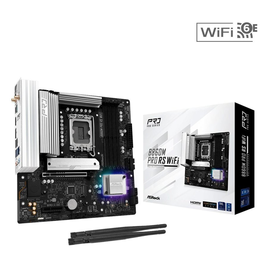 Motherboard ASRock B860M Pro RS WiFi Intel B860 LGA 1851 #5