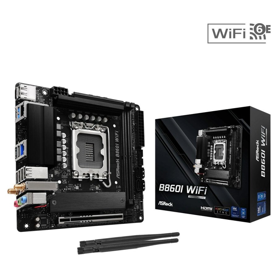 Motherboard ASRock B860I WiFi Intel B860 LGA 1851 #1
