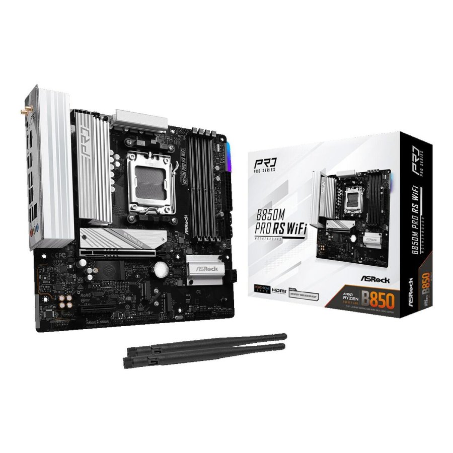 Motherboard ASRock B850M Pro RS WiFi Intel Wi-Fi 6 AMD AM5 #6