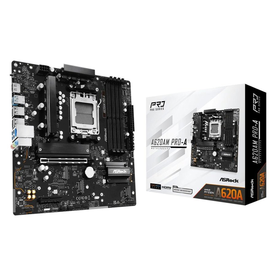Motherboard ASRock A620AM PRO-A AMD AM5 AMD A620 #1