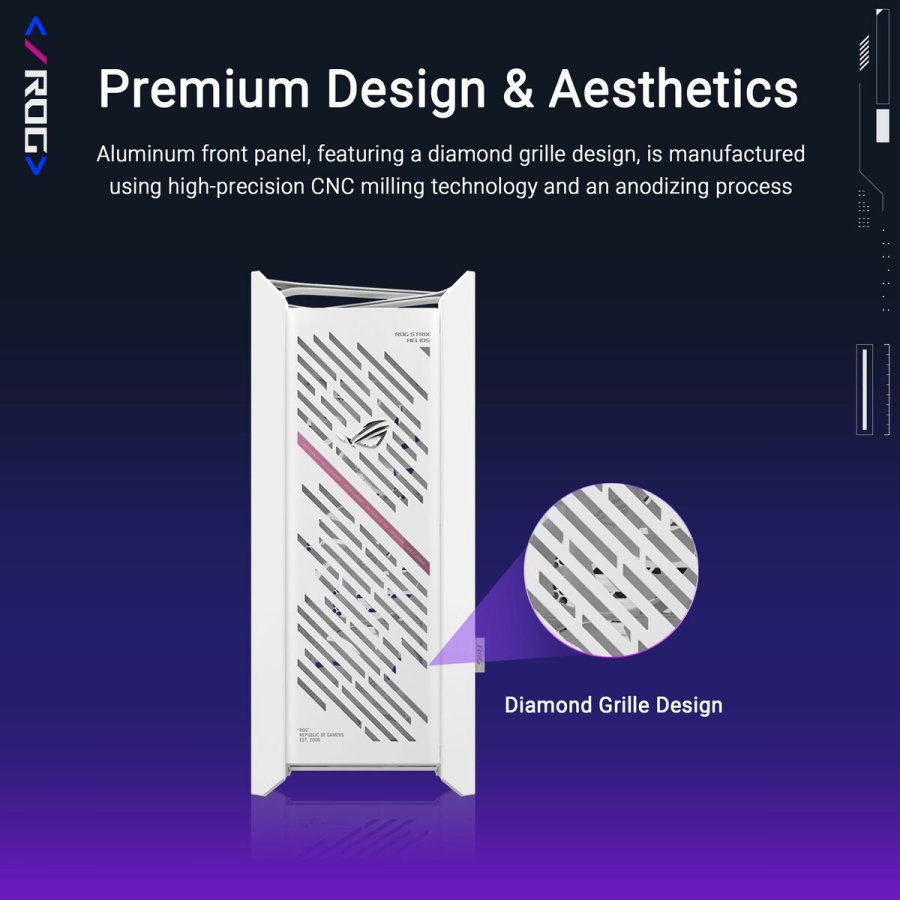 ATX Semi-t�rn kasse Asus 90DC00W3-B39000 Hvid #6