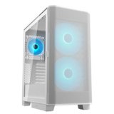 ATX Semi-t�rn kasse Cougar Airface Flo RGB White Hvid #2