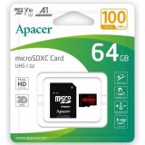 Mikro-SD-hukommelseskort med adapter Apacer XC UHS 1 64 GB #1
