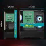 ATX Semi-t�rn kasse BitFenix CETO Basic Hvid #6