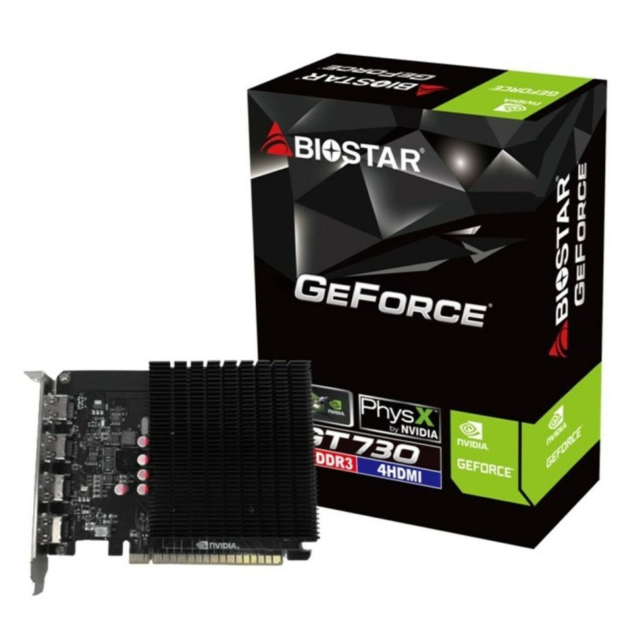 Grafikkort Biostar VN7313TG46 NVIDIA GeForce GT 730 4 GB GDDR3 #1