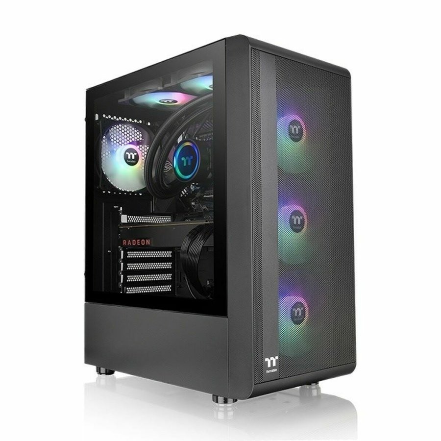 ATX Semi-t�rn kasse THERMALTAKE S200 TG ARGB Sort #1