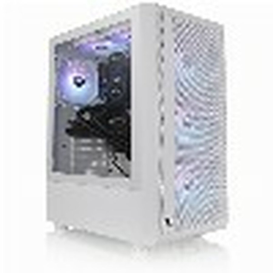 ATX Semi-t�rn kasse THERMALTAKE S200 TG ARGB Hvid #1