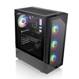 ATX Semi-t�rn kasse THERMALTAKE View 200 TG ARGB Sort #5