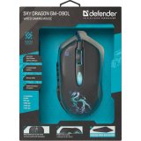 Gaming-mus Defender GM-090L Sort 3200 DPI #7
