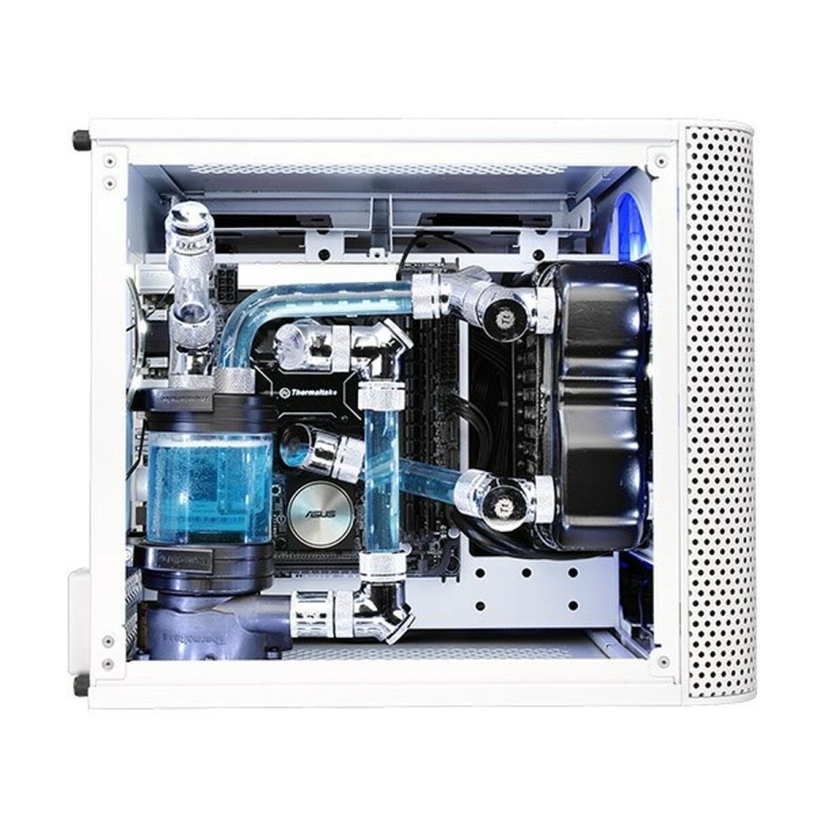 Mini ITX-mid-tower case THERMALTAKE Core V1 Snow Edition Hvid #6