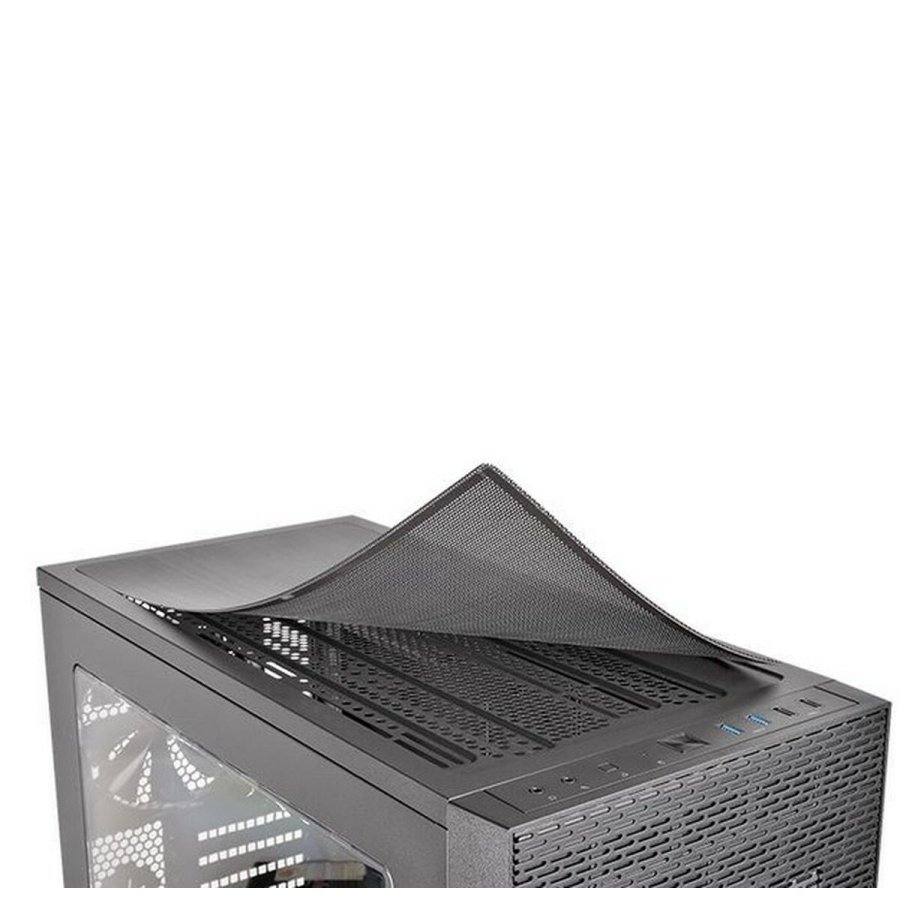 ATX Semi-t�rn kasse THERMALTAKE CA-1F8-00M1WN-02 Bl� Sort #7