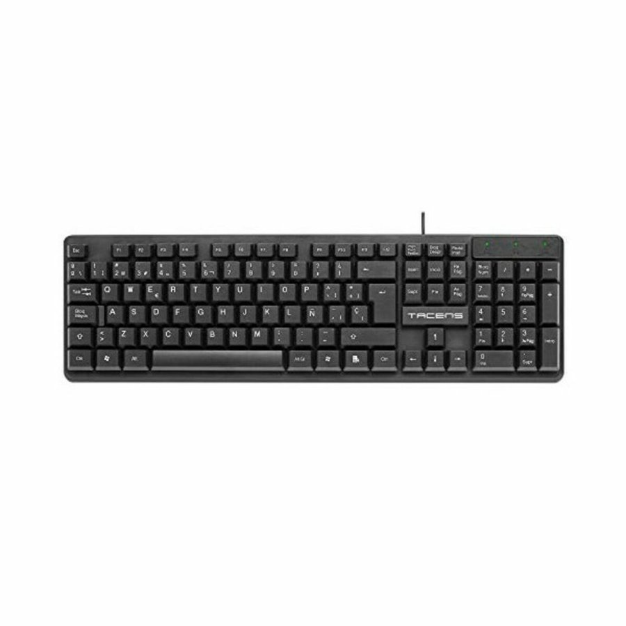Tastatur Tacens AK0ES Sort Spansk qwerty QWERTY #1