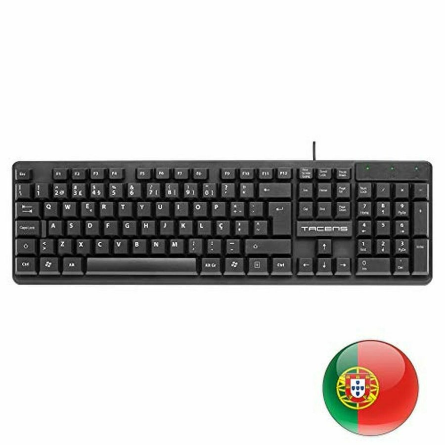 Tastatur Mars Gaming AK0PT Spansk qwerty Qwerty portugisisk Sort #2