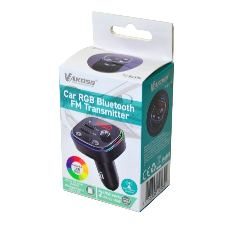 MP3 afspiller og FM-sender til biler Vakoss TC-B439K #5
