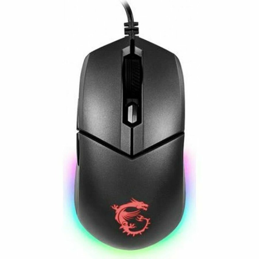 Gaming-mus MSI Clutch GM11 Med kabel Sort Lys #1