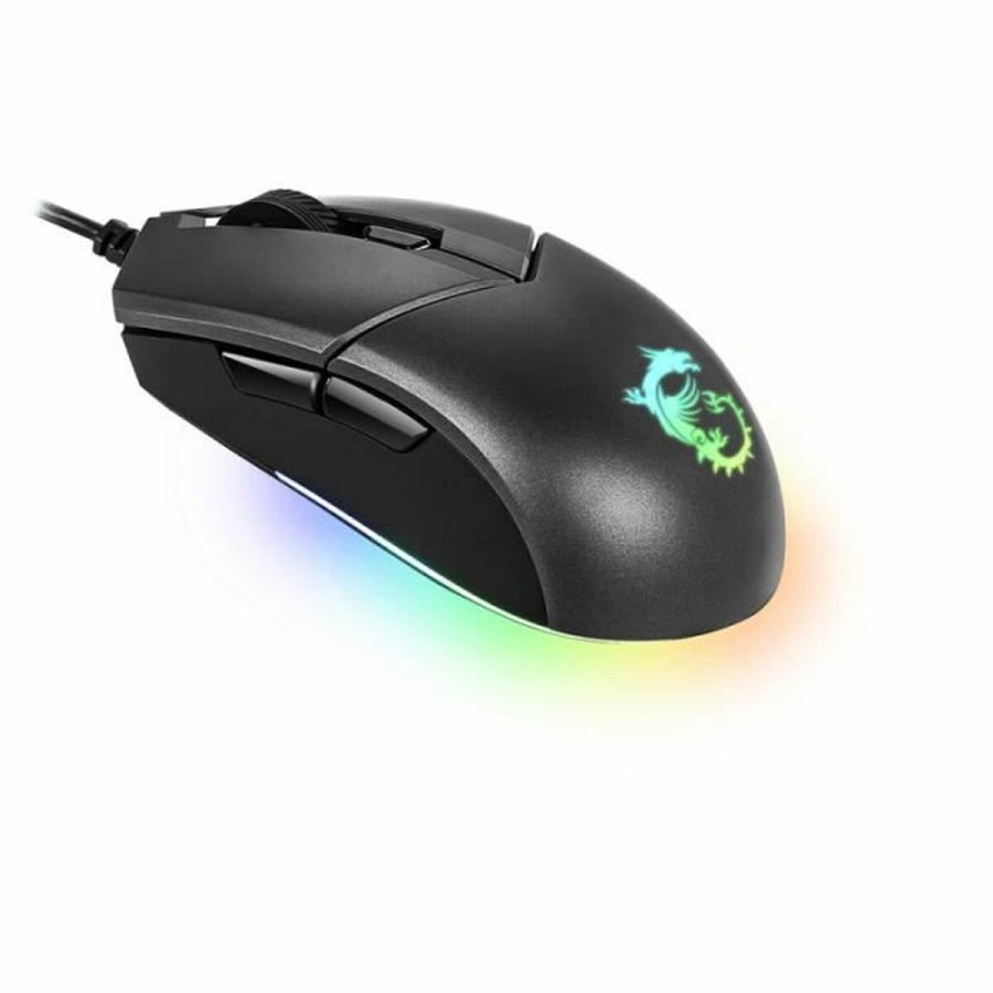 Gaming-mus MSI Clutch GM11 Med kabel Sort Lys #5