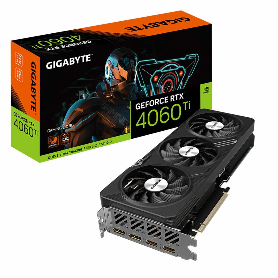 Grafikkort Gigabyte GeForce RTX�� 4060 Ti GAMING OC 8G Geforce RTX 4060 Ti GDDR6 GDDR6X #1