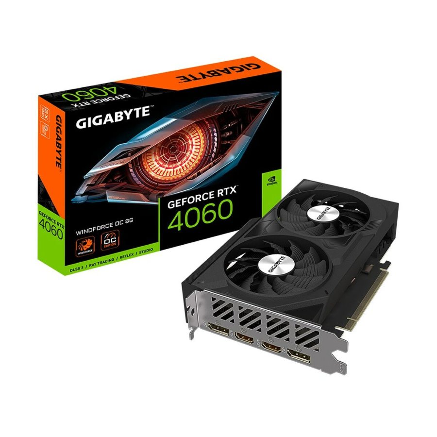 Grafikkort Gigabyte GV-N4060WF2OC-8GD Geforce RTX 4060 GDDR6 #1